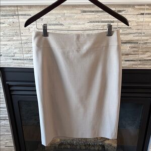 Banana Republic Cream Pencil Skirt